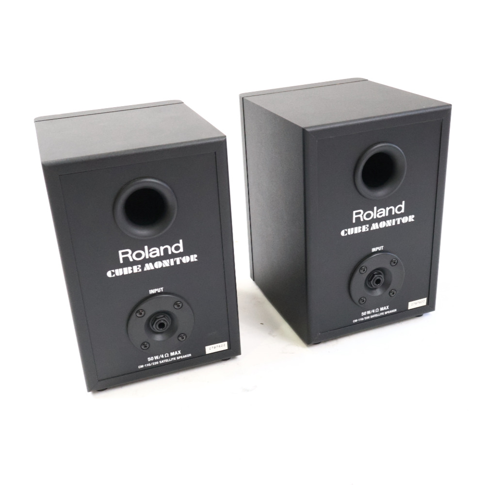 【中古】 2.1チャンネルモニターシステム Roland CM-110 リア斜めアングル画像2