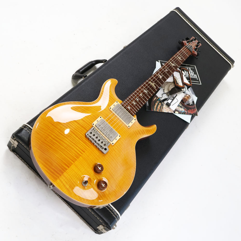 【中古】 エレキギター PRS Santana III 10Top Santana Yellow 2001年製 白濁あり Paul Reed Smith ポールリードスミス サンタナ3