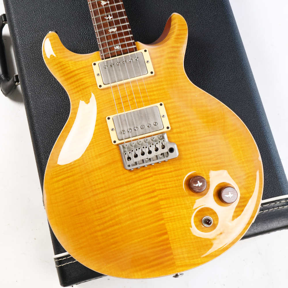 【中古】 エレキギター PRS Santana III 10Top Santana Yellow 2001年製 白濁あり Paul Reed Smith ポールリードスミス サンタナ3 ボディ画像