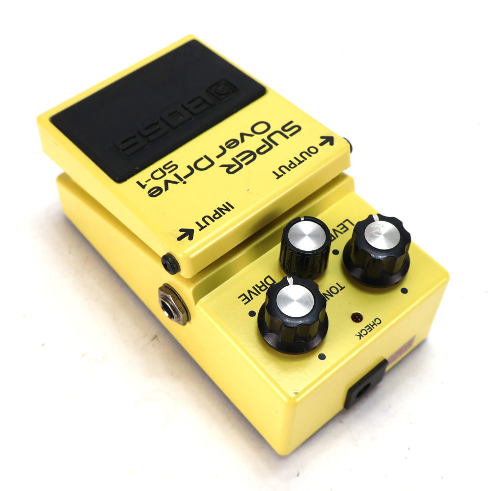 【中古】 スーパーオーバードライブ エフェクター BOSS SD-1 Super Over Drive ギターエフェクター リア斜めアングル画像