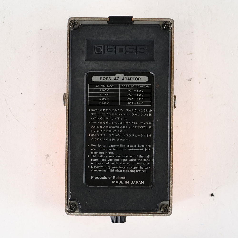 【中古】 ディストーション エフェクター BOSS DS-1 Distortion Made in Japan ギターエフェクター 裏面
