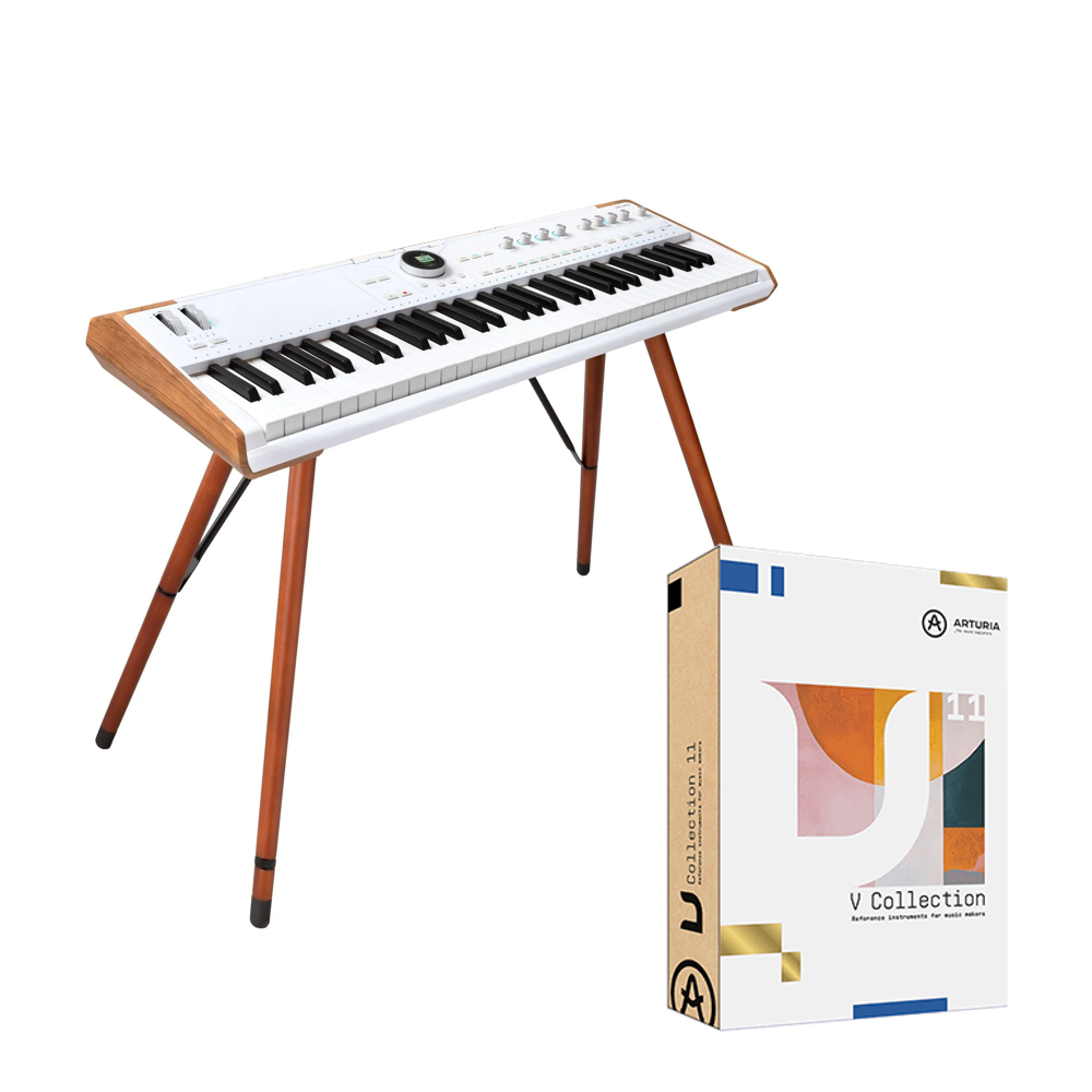 ARTURIA アートリア AstroLab 61 Bundle V Collection 11 ProとWooden Legs付き バンドルセット アストロラボ ステージキーボード シンセサイザー