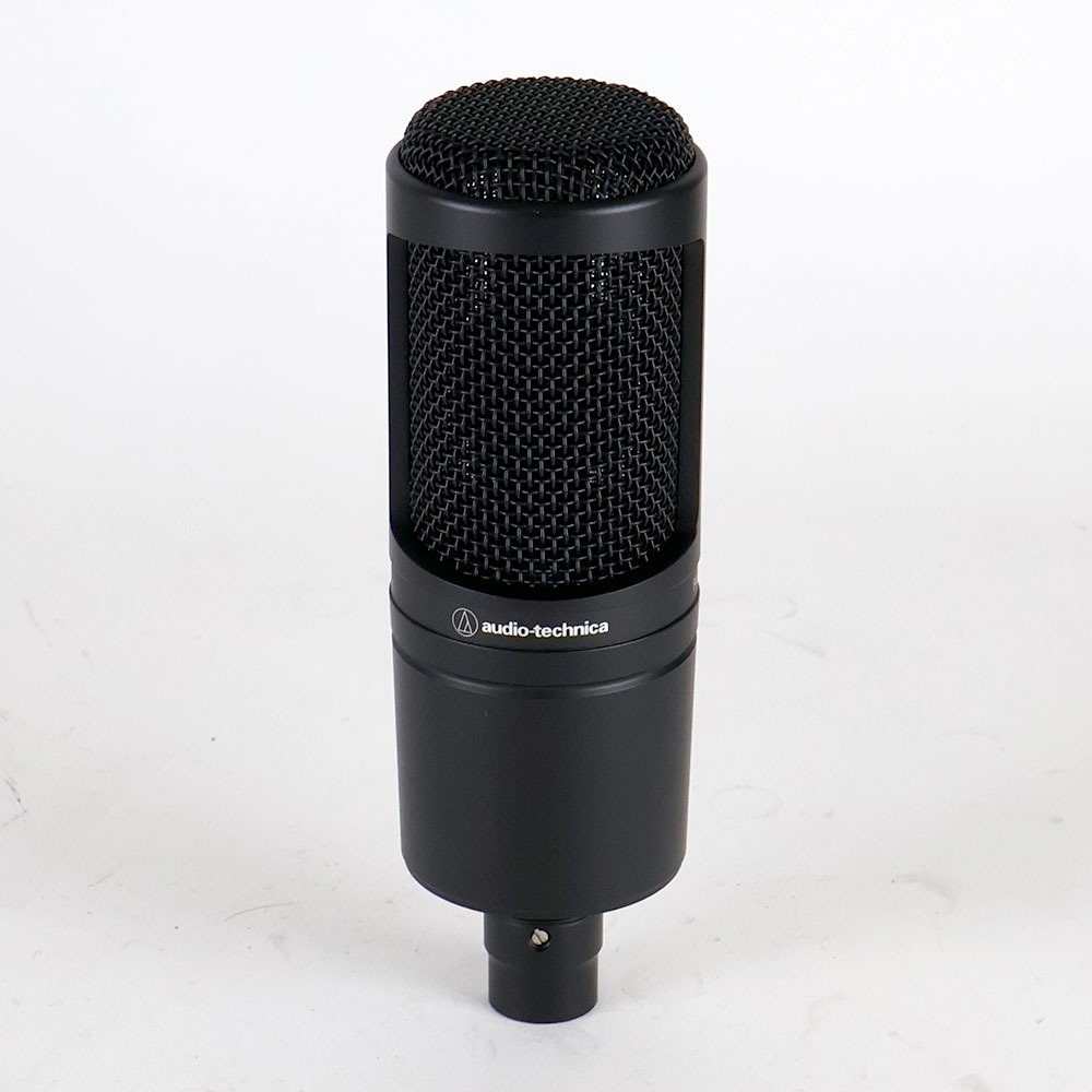 【中古】 コンデンサーマイク AUDIO-TECHNICA AT2020 オーディオテクニカ オーテク 正面