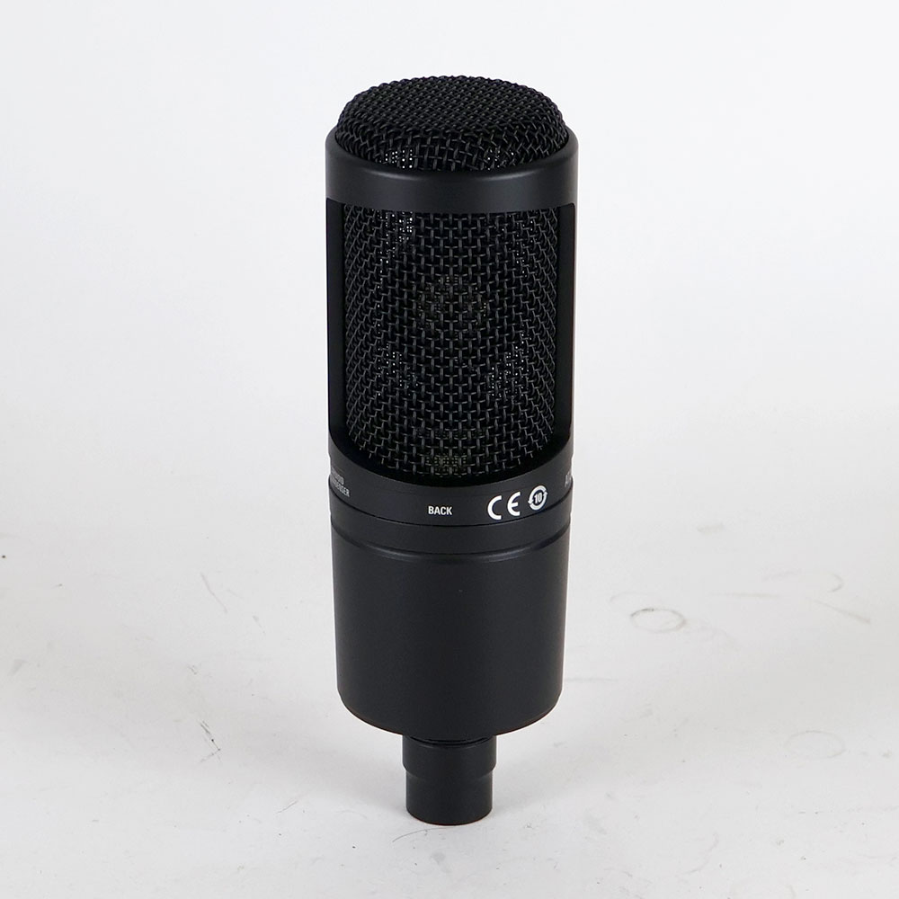 【中古】 コンデンサーマイク AUDIO-TECHNICA AT2020 オーディオテクニカ オーテク 背面