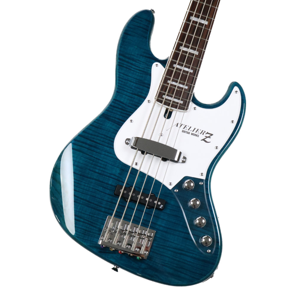 ATELIER Z アトリエZ AOLIER gogen ENTRY ver. YMHK BLUE やまもとひかる Signature 5弦エレキベース ボディ画像