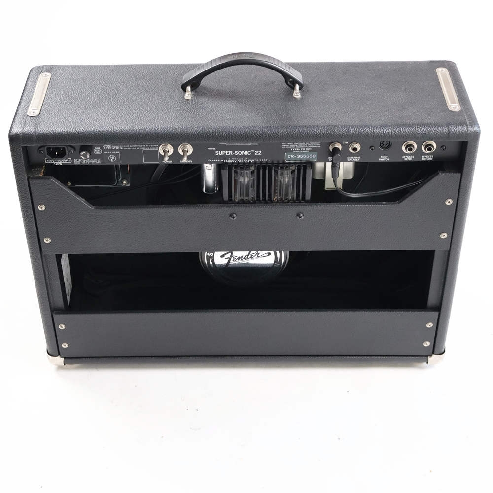【中古】 ギターアンプ FENDER Super-Sonic 22 Combo Black 背面