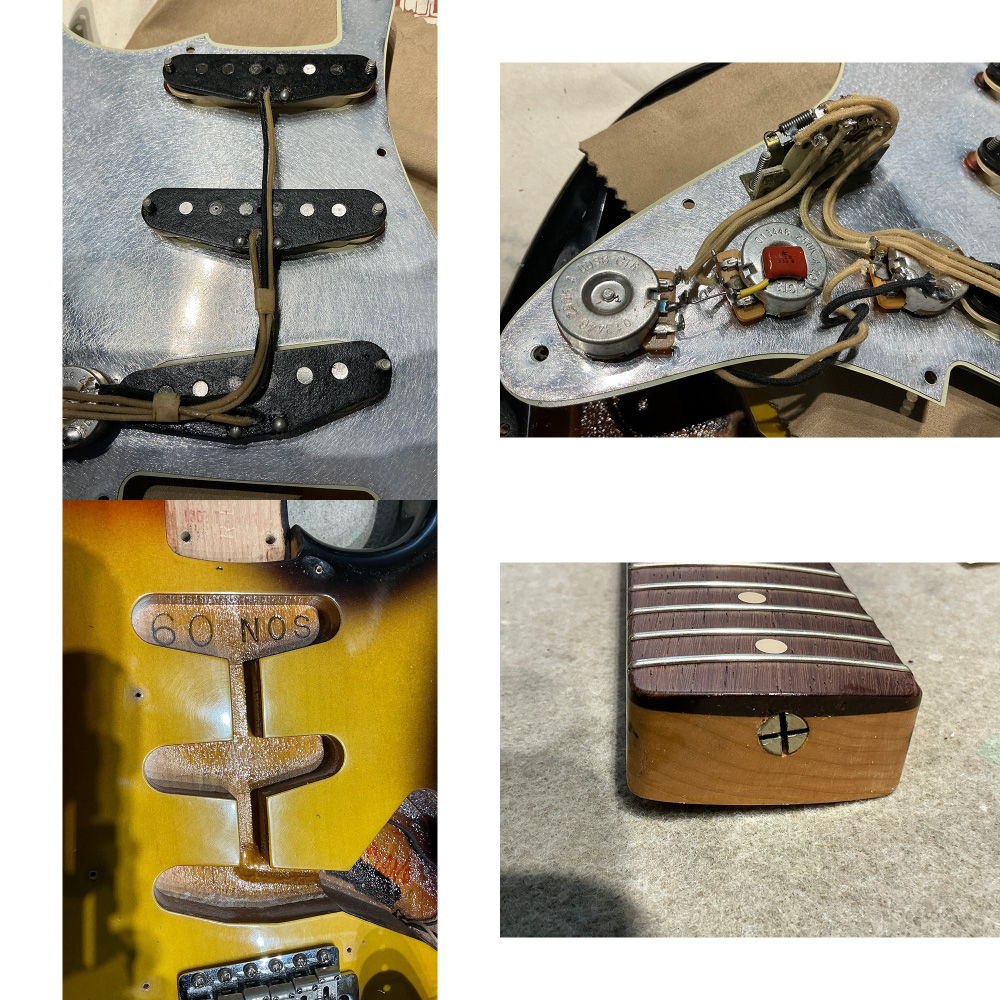 【中古】 エレキギター Fender Custom Shop 1960 Stratocaster 3Color Sunburst Relic NOS 2001年製 フェンダー ストラトキャスター ピックアップ