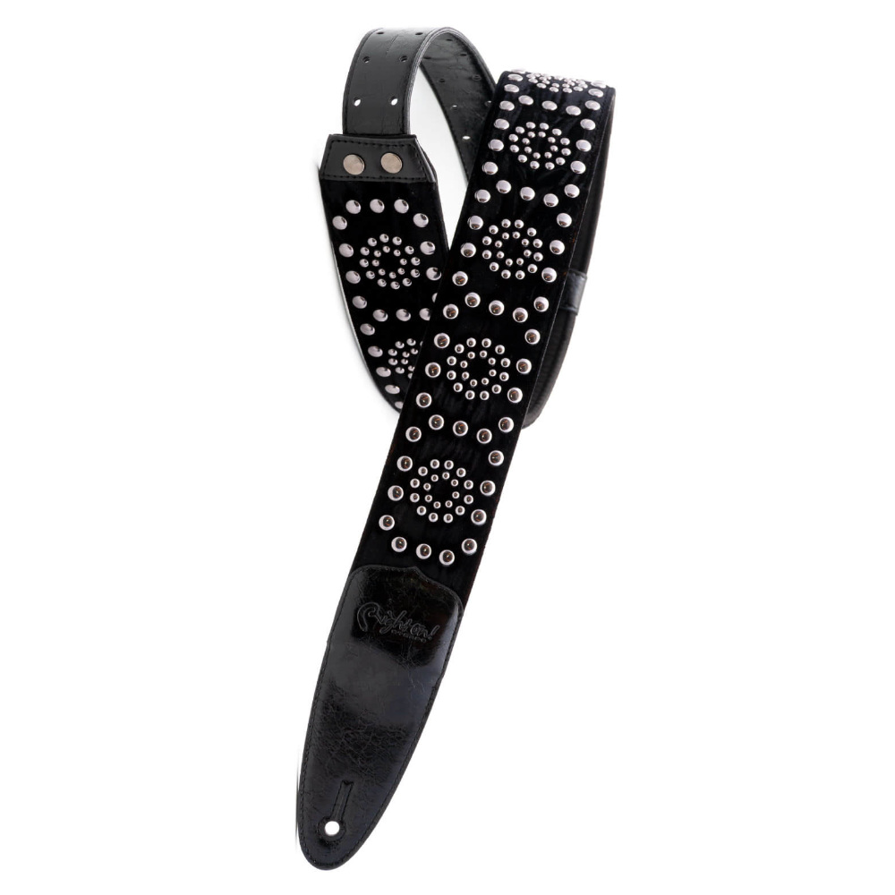 Righton! STRAPS ライトオンストラップ LEGEND P.S. Black 皮 ギターストラップ