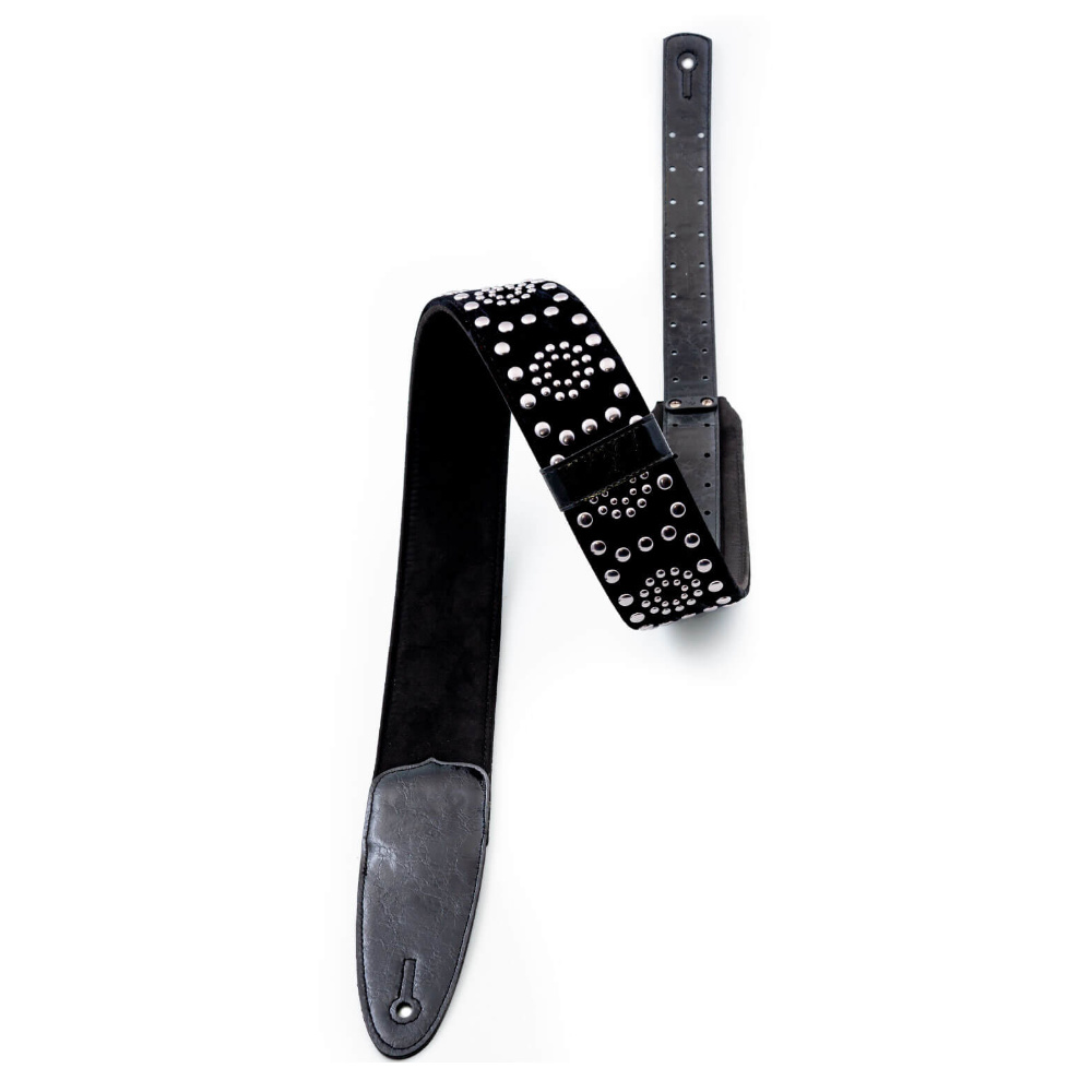 Righton! STRAPS ライトオンストラップ LEGEND P.S. Black 皮 ギターストラップ 本体画像2