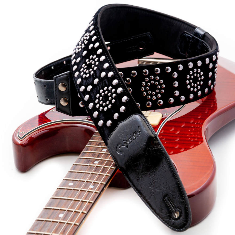 Righton! STRAPS ライトオンストラップ LEGEND P.S. Black 皮 ギターストラップ イメージ画像