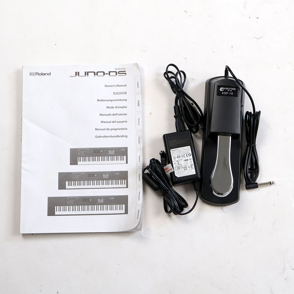 【中古】 ローランド ROLAND JUNO-DS76 76鍵 シンセサイザー 付属品