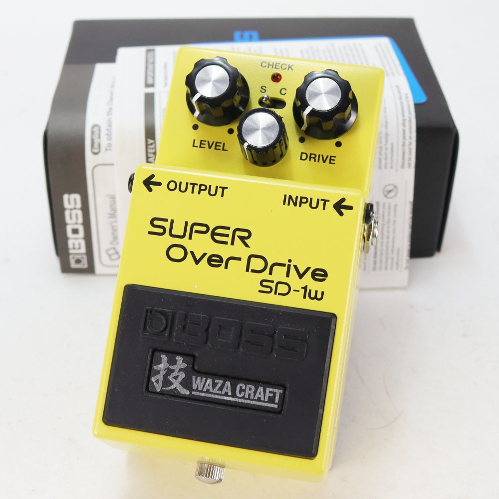 中古】 エフェクター BOSS SD-1W SUPER OVER DRIVE WAZA CRAFTシリーズ