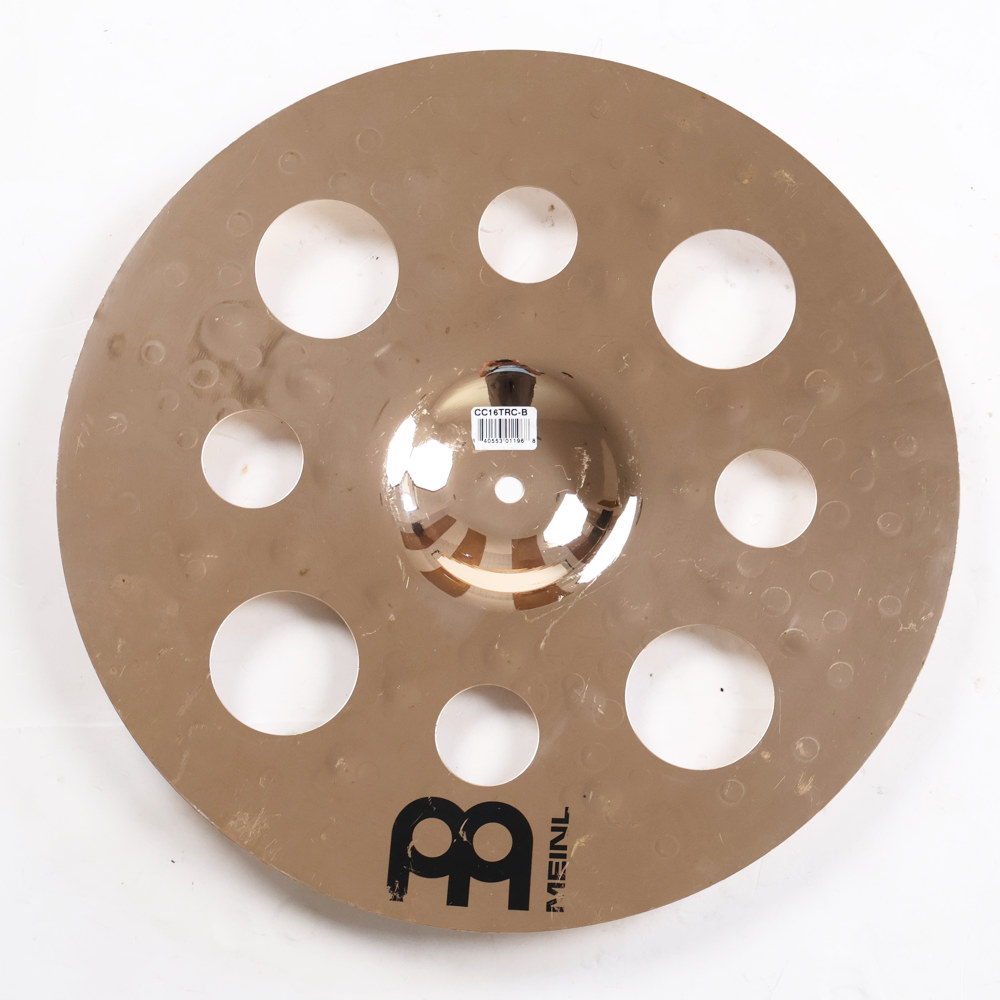 【中古】 クラッシュシンバル マイネル MEINL CC16TRC-B Classics Custom Brilliant 16インチ Trash Crash 裏面