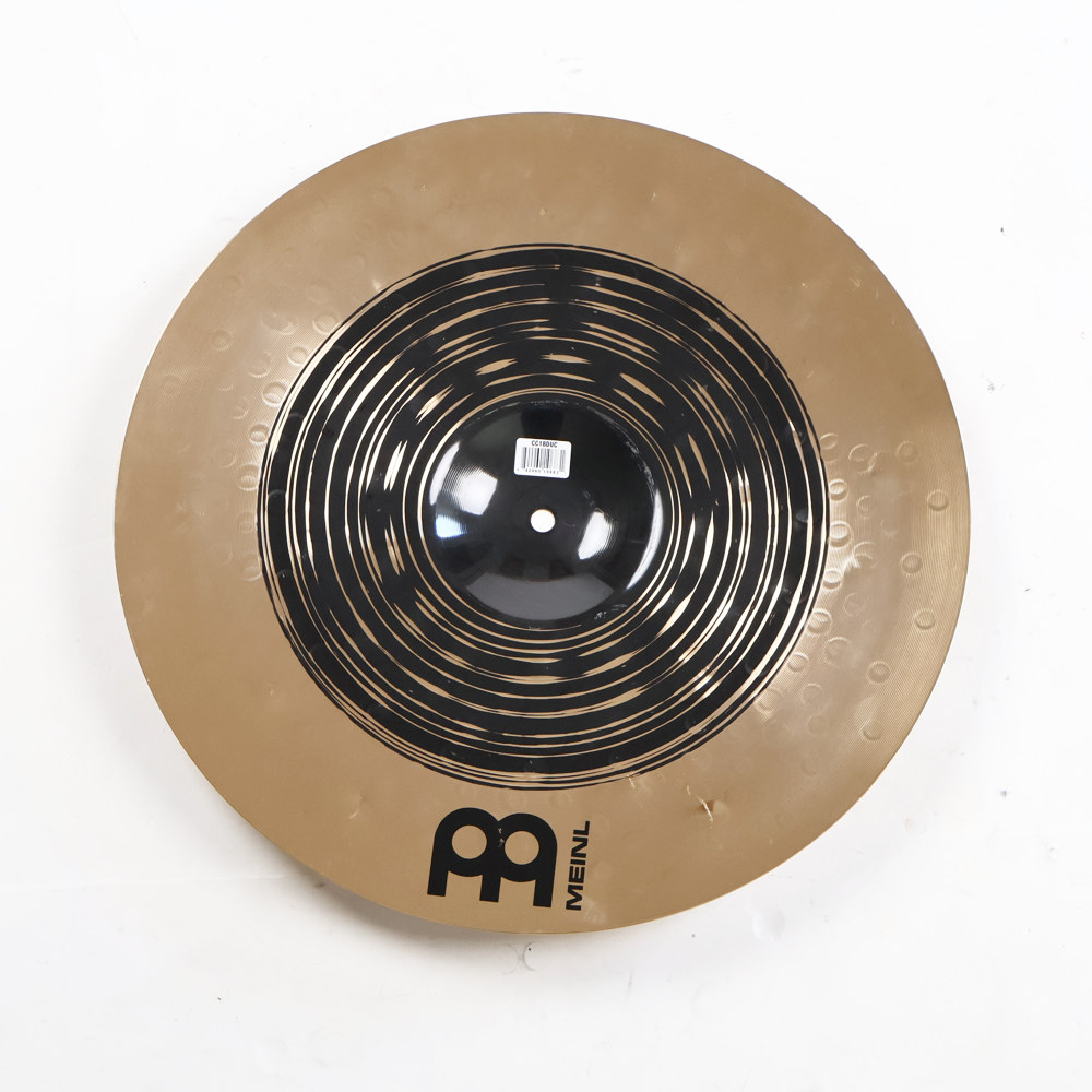 【中古】 クラッシュシンバル マイネル MEINL CC18DUC Classics Custom Dual Crash 18インチ 裏面