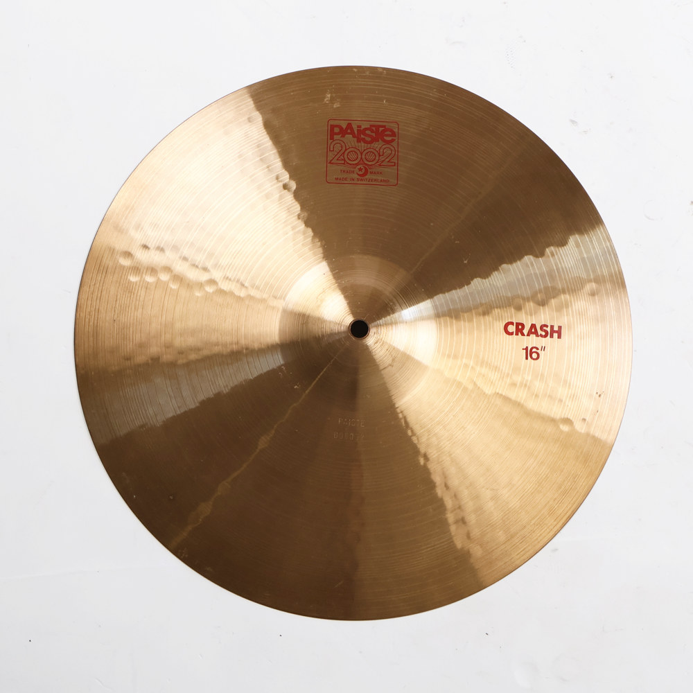 【中古】 クラッシュシンバル パイステ PAISTE 2002 Crash 16インチ クラッシュシンバル