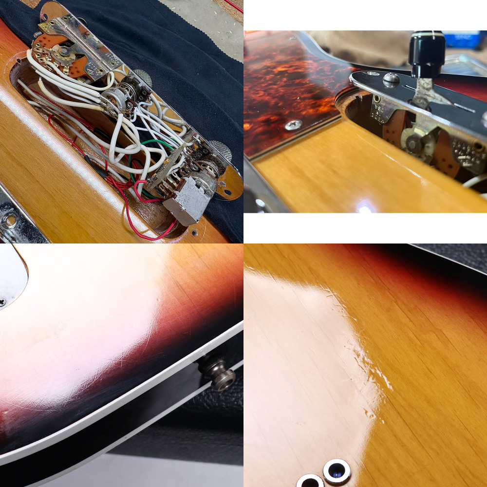 【中古】 エレキギター Fritz Brothers Guitars Roy Buchanan Bluesmaster 1994年製 フリッツブラザーズギター ロイ・ブキャナンモデル ブルースマスター 5WAYスイッチ Push-Pullポット仕様 ピックアップ、傷