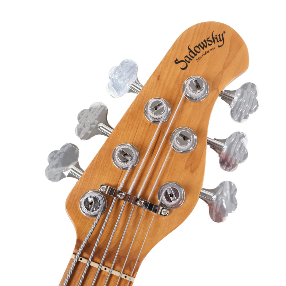 Sadowsky サドウスキー MetroExpress MX24 MS6 Modern Bass Maple Fingerboard Black 6弦エレキベース ヘッド画像