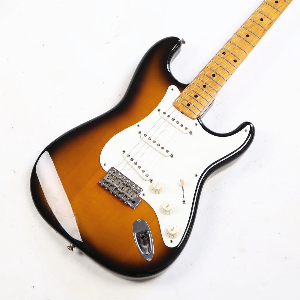【中古】 エレキギター Fender Japan ST57-58US T(Tabacco SunBurst) 1997-2000年頃製造 フェンダージャパン ストラトキャスター USピックアップ Stratocaster Crafted in Japan 日本製 ボディトップ