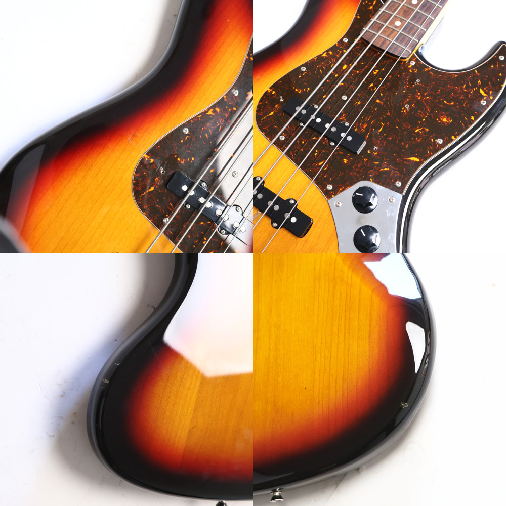 【中古】 Fender Japan フェンダージャパン ジャズベース JB62-US 3TS 2008年製 エレキベース 傷