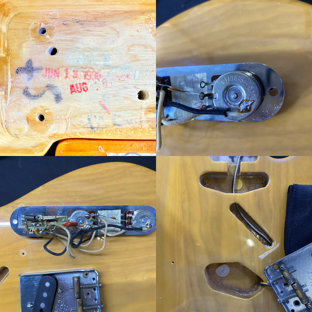 【中古】 エレキギター Fender USA ’52 Telecaster Vintage Butterscotch Blonde 1996年製 ビンテージ配線（モコモコ配線） フェンダー テレキャスター US Vintageシリーズ ビンテレ ネックポケット