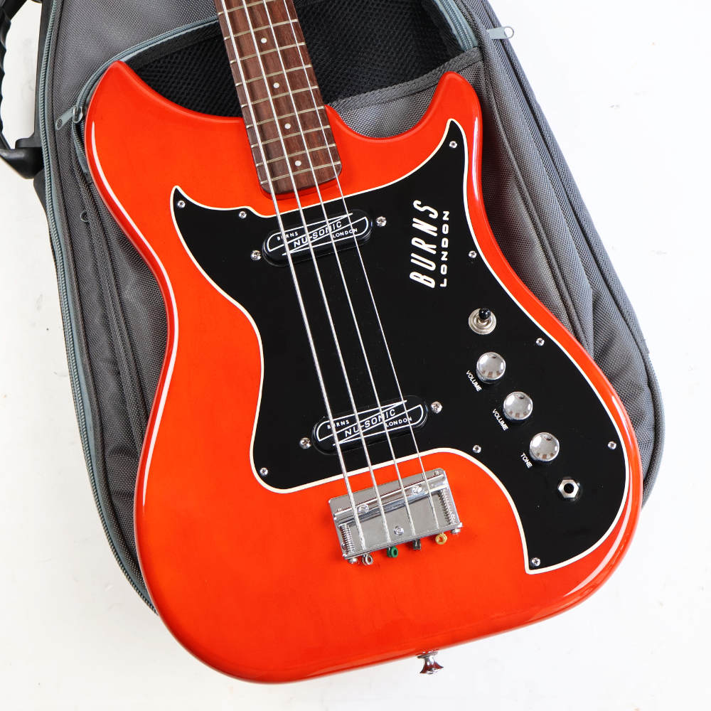 【中古】Burns バーンズ Nu-Sonic Bass Reissue ショートスケール エレキベース ボディ画像 