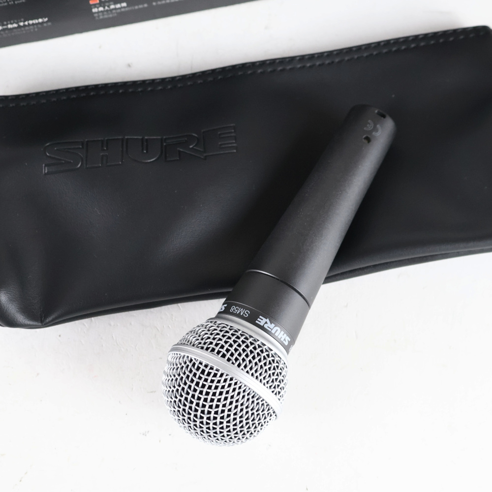 【中古】 マイク ダイナミックマイク ボーカル用 SHURE SM58 シュアー 58 ゴッパ シュア 裏面