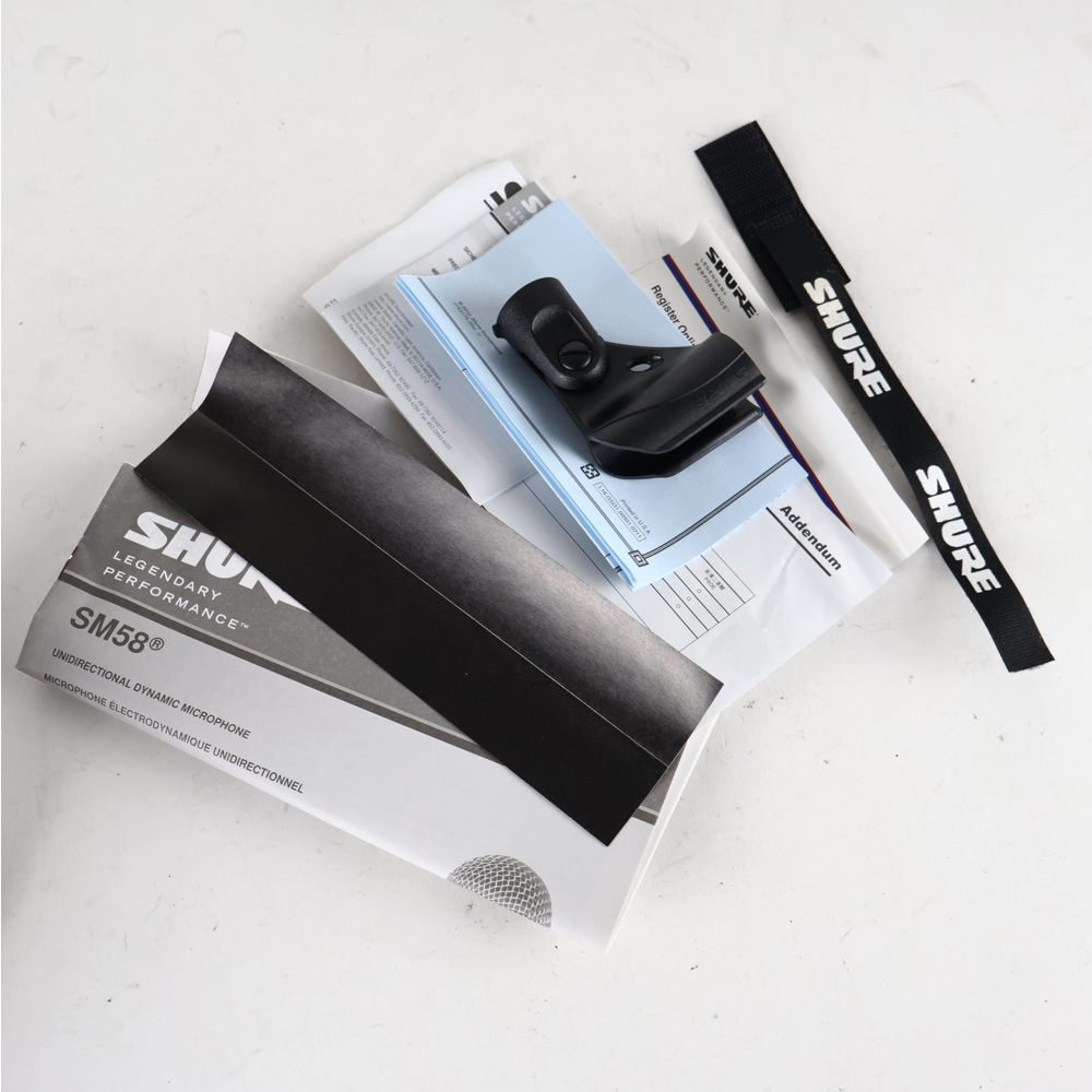 【中古】 マイク ダイナミックマイク ボーカル用 SHURE SM58 シュアー 58 ゴッパ シュア 付属品