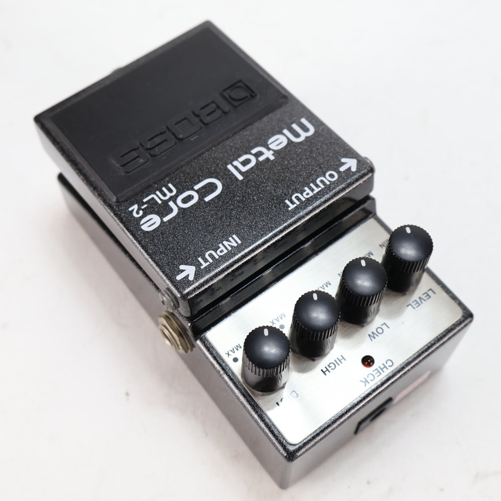 【中古】メタルコア エフェクター BOSS ML-2 Metal Core ハイゲイン ディストーション エフェクター 全体