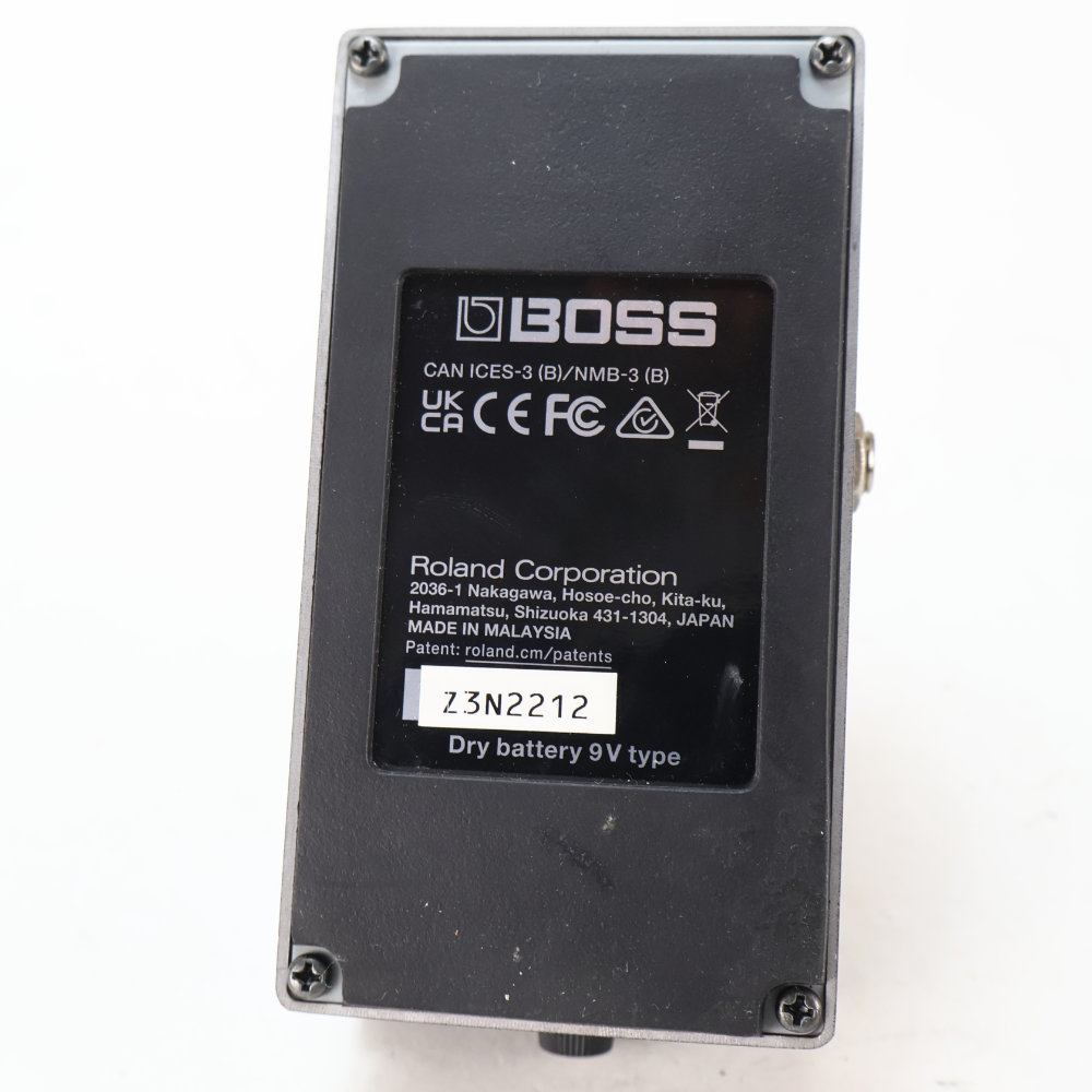 【中古】メタルコア エフェクター BOSS ML-2 Metal Core ハイゲイン ディストーション エフェクター 底面