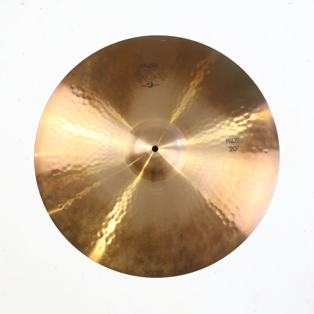 【中古】 ライドシンバル パイステ PAISTE 404 RIDE 20インチ ライドシンバル