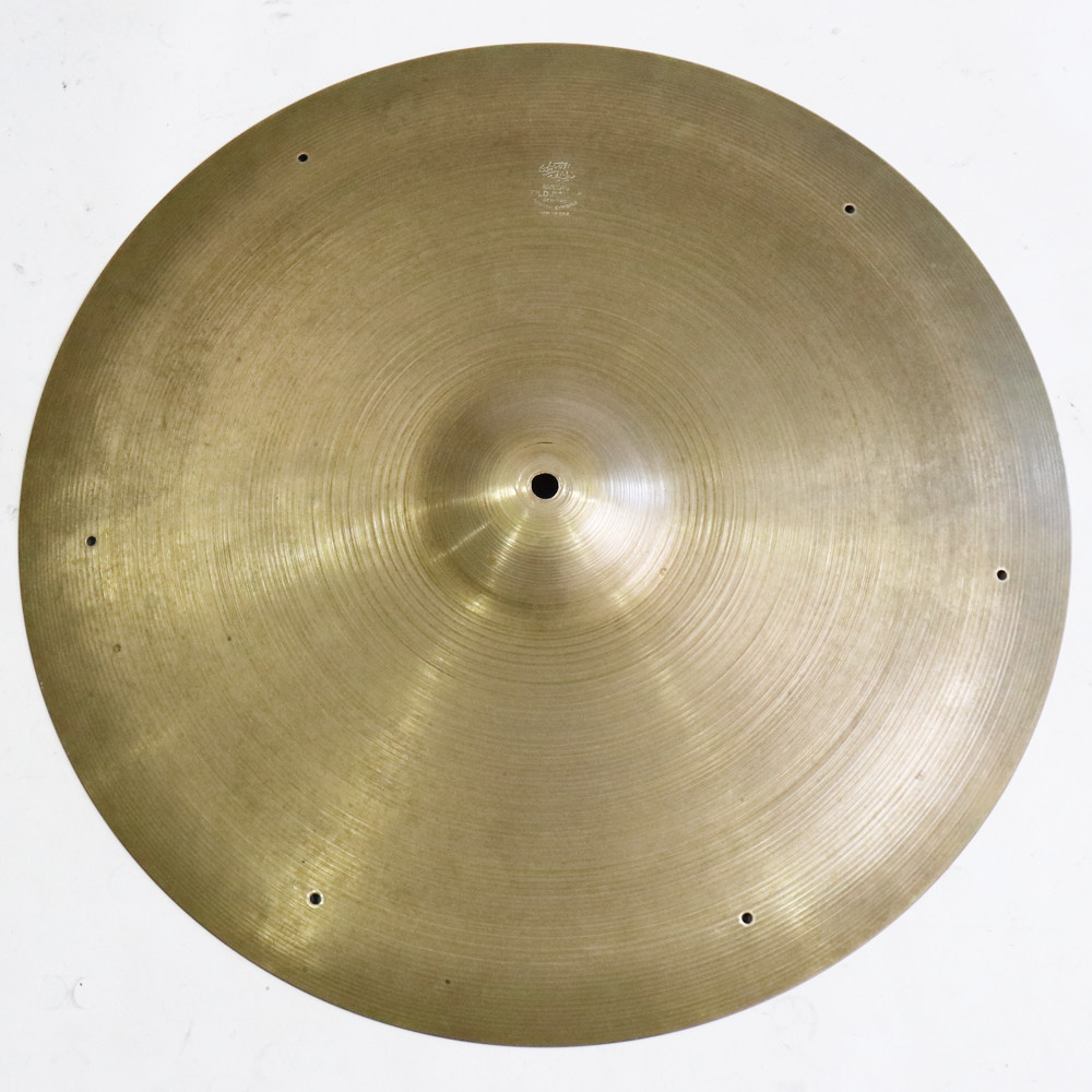 【中古】 リベットホール付きライドシンバル ジルジャン ZILDJIAN A Zildjian SIZZLE 20インチ ライドシンバル