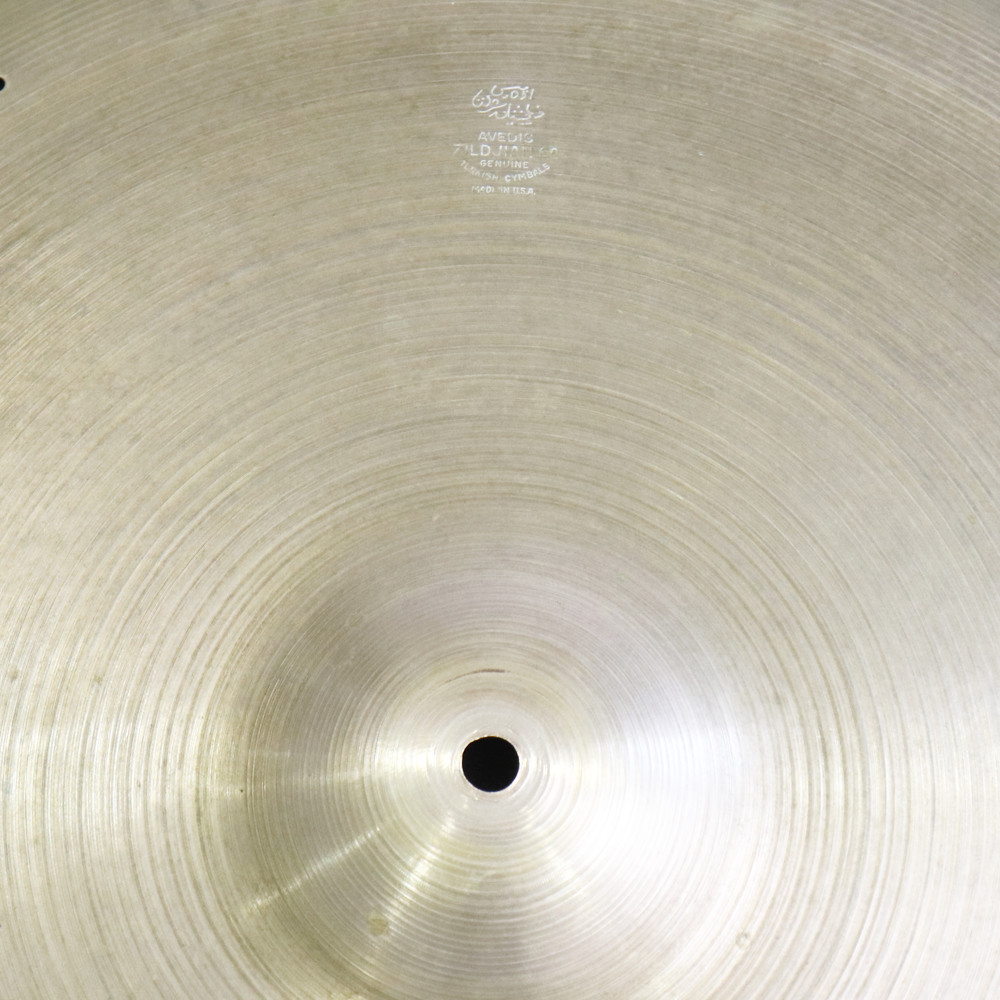 【中古】 リベットホール付きライドシンバル ジルジャン ZILDJIAN A Zildjian SIZZLE 20インチ ライドシンバル 刻印