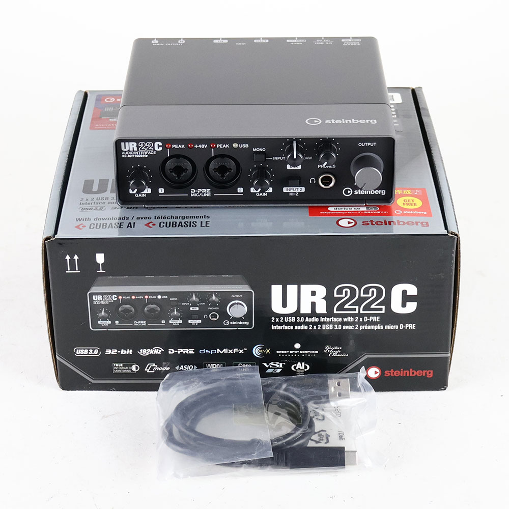 【中古】 オーディオインターフェイス Steinberg UR22C スタインバーグ USBオーディオインターフェース