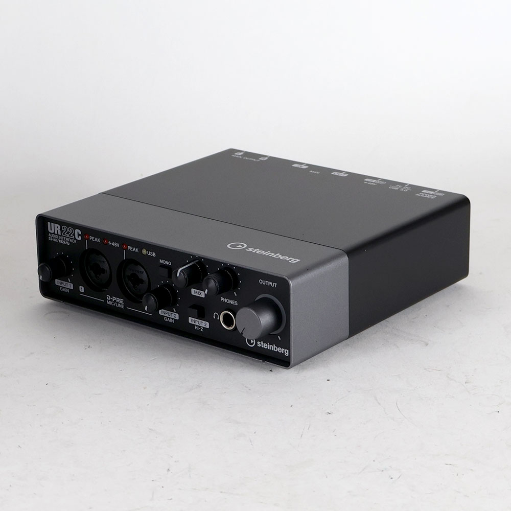 【中古】 オーディオインターフェイス Steinberg UR22C スタインバーグ USBオーディオインターフェース 全体