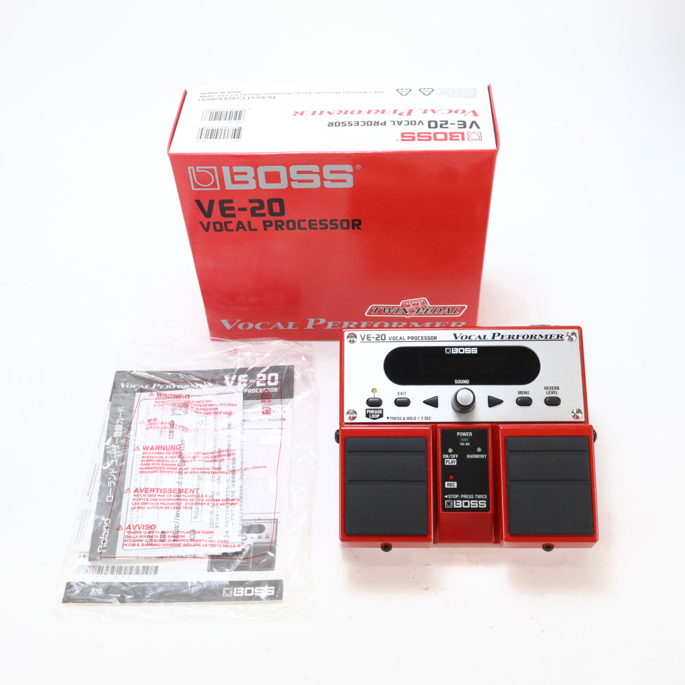 【中古】 ボーカルエフェクター BOSS VE-20 Vocal Performer ボーカルパフォーマー ピッチコレクト