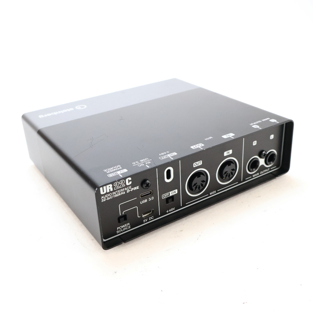 【中古】 オーディオインターフェイス Steinberg UR22C スタインバーグ USBオーディオインターフェース 詳細画像