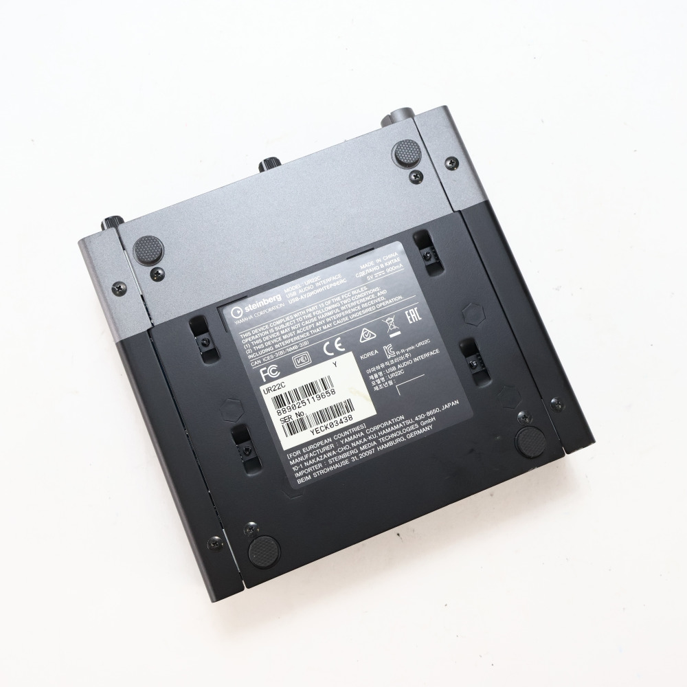 【中古】 オーディオインターフェイス Steinberg UR22C スタインバーグ USBオーディオインターフェース 詳細画像