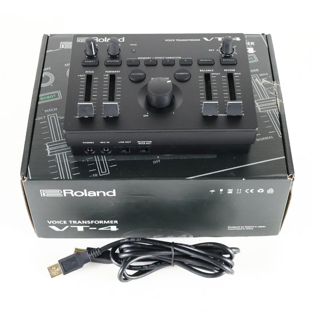 【中古】 ボイスエフェクト ボーカルエフェクター ROLAND VT-4 Voice Transformer ボイストランスフォーマー ローランド