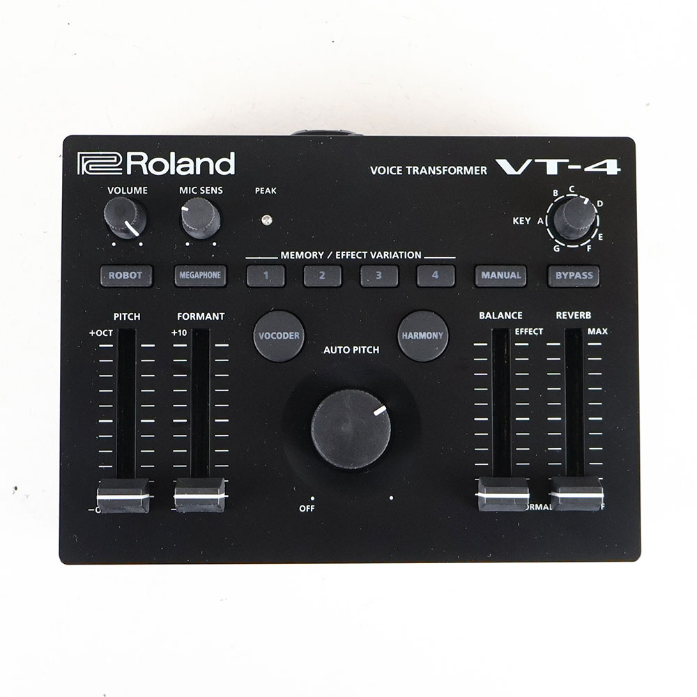 【中古】 ボイスエフェクト ボーカルエフェクター ROLAND VT-4 Voice Transformer ボイストランスフォーマー ローランド 正面