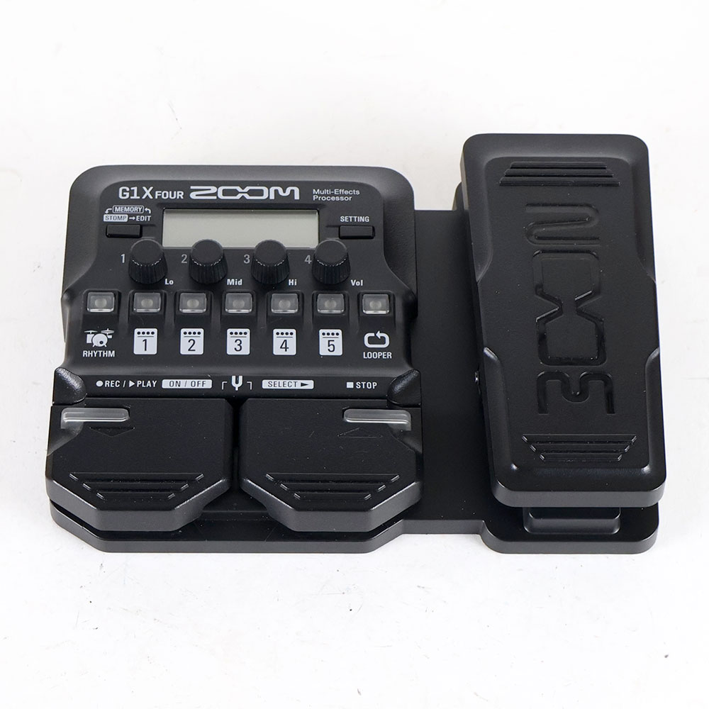 【中古】 ギターマルチエフェクター ZOOM G1X FOUR 正面
