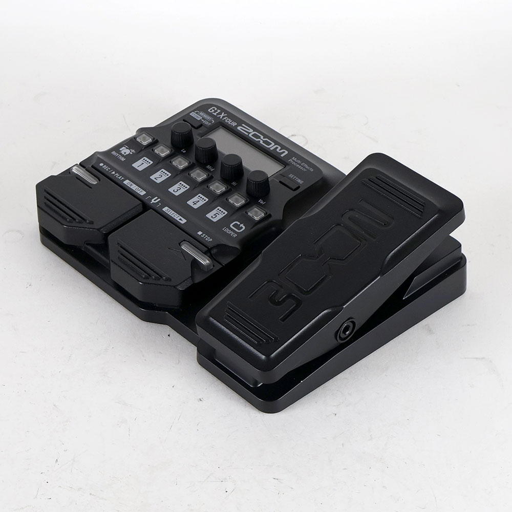 【中古】 ギターマルチエフェクター ZOOM G1X FOUR 全体