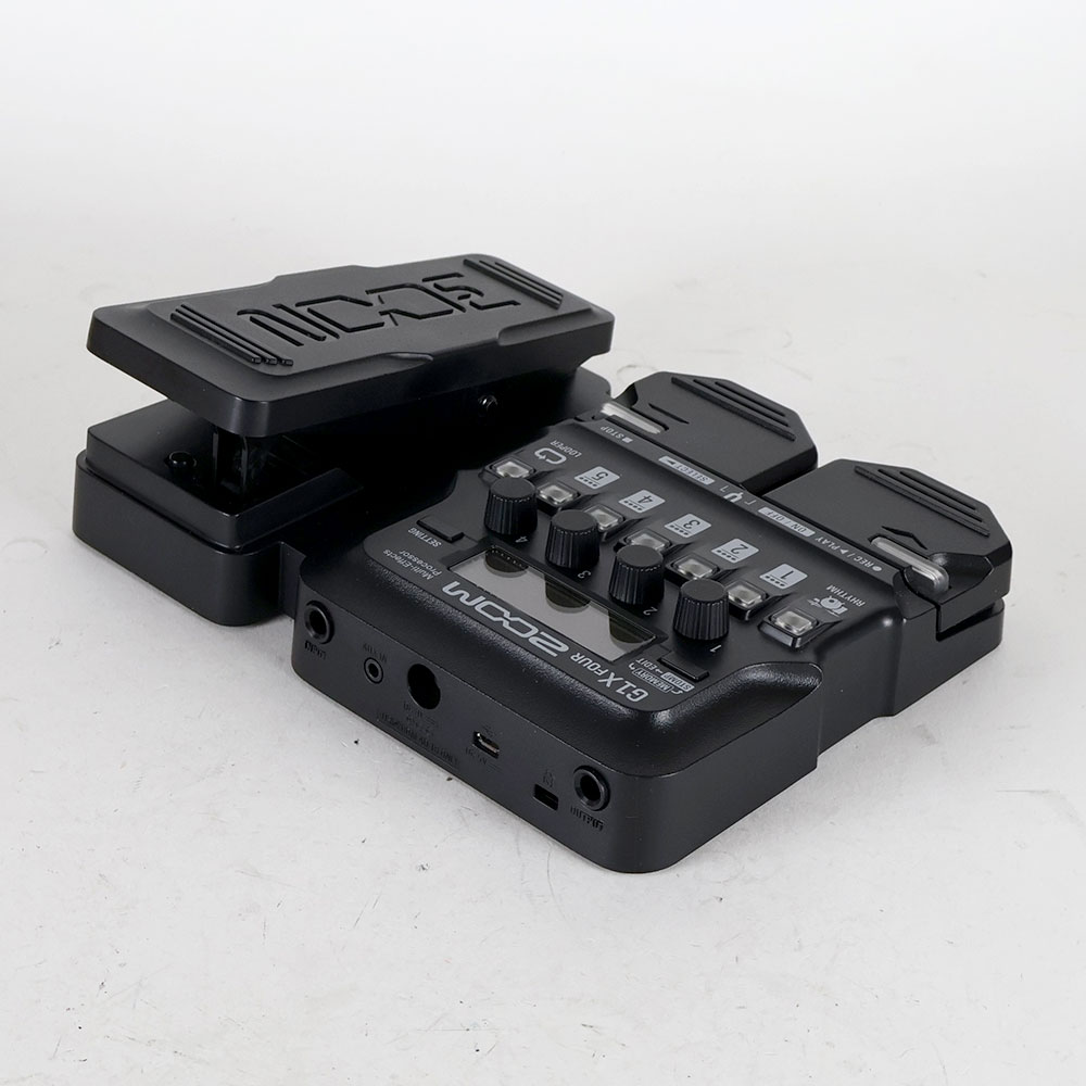 【中古】 ギターマルチエフェクター ZOOM G1X FOUR 全体