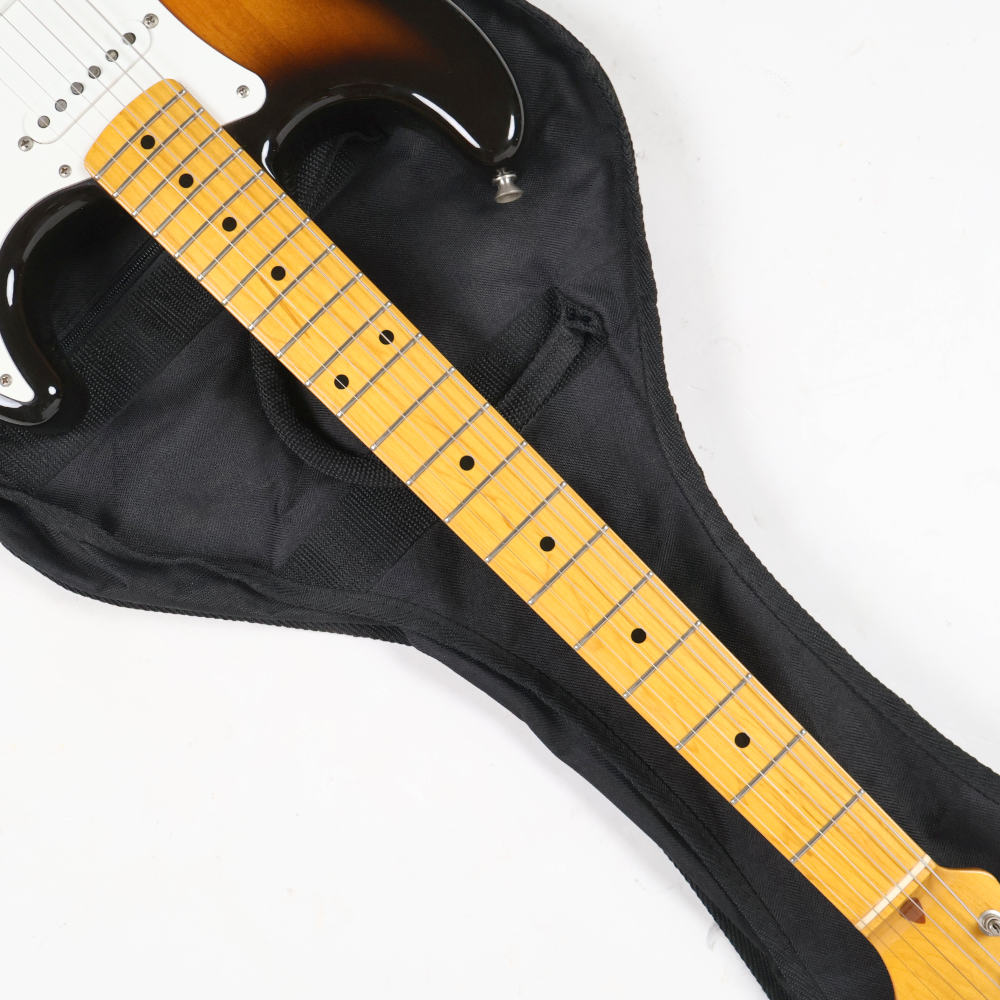 【中古】 エレキギター Fender Japan ST57-66US T (Tabacco Sunburst) 2006年製 フェンダージャパン ストラトキャスター ネックプレート