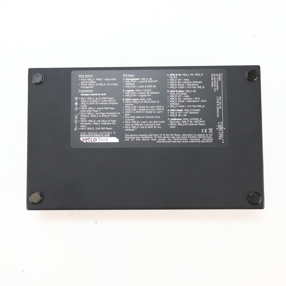 【中古】 モジュラーシンセサイザー Make Noise 0-Coast ノーコースト 詳細画像