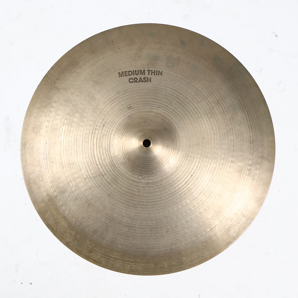 【中古】 クラッシュシンバル ジルジャン ZILDJIAN A Zildjian MEDIUM THIN CRASH 16インチ 70s〜80s クラッシュシンバル