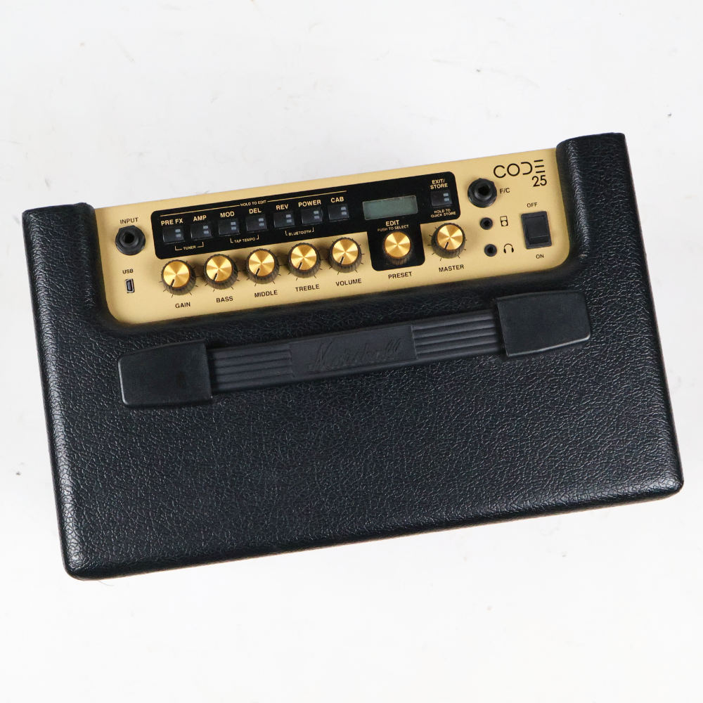 【中古】 マーシャル MARSHALL CODE25 フルモデリング 小型ギターアンプ コンボ コントロール