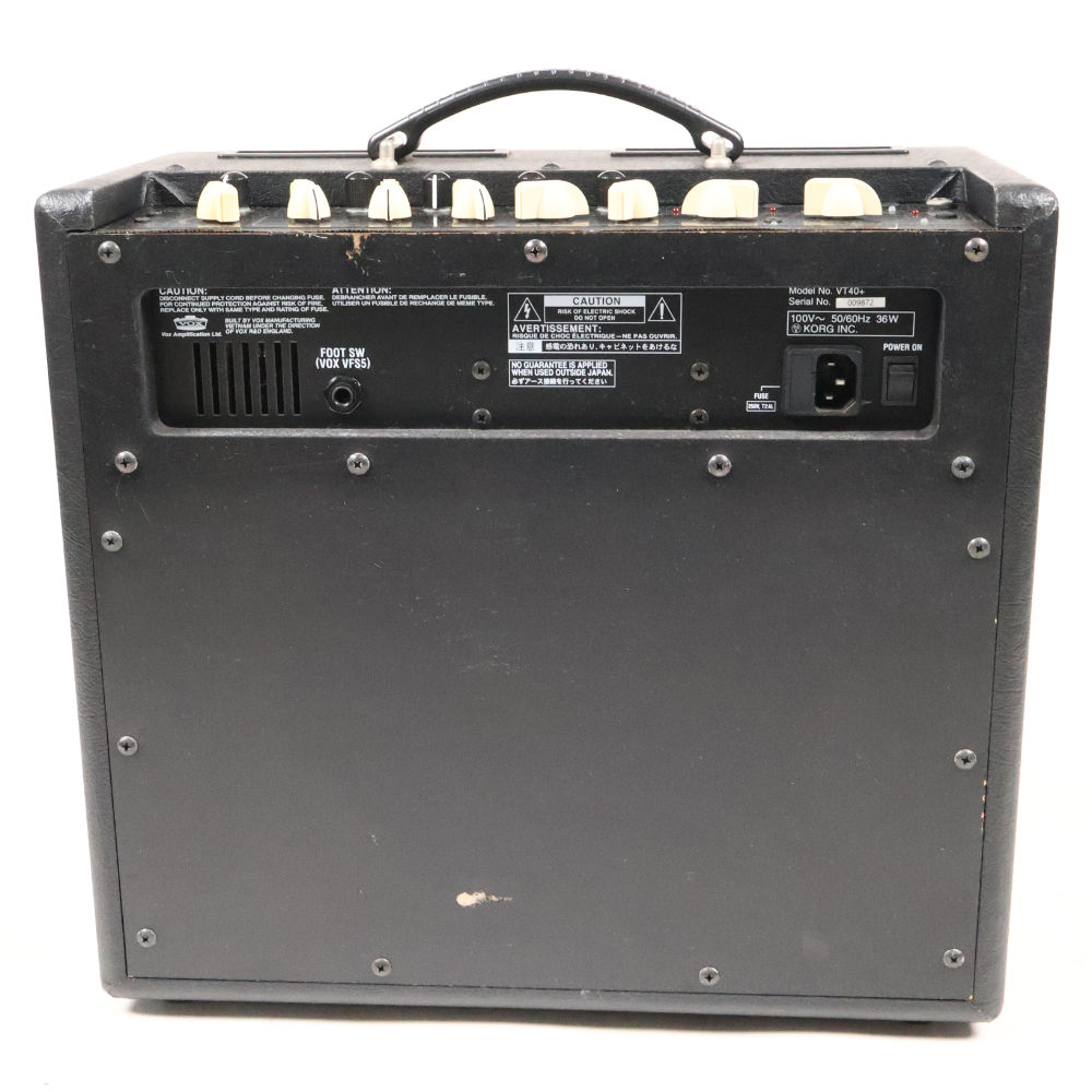 【中古】 ギターアンプ VOX VT40+ ボックス コンボアンプ 本体画像 裏