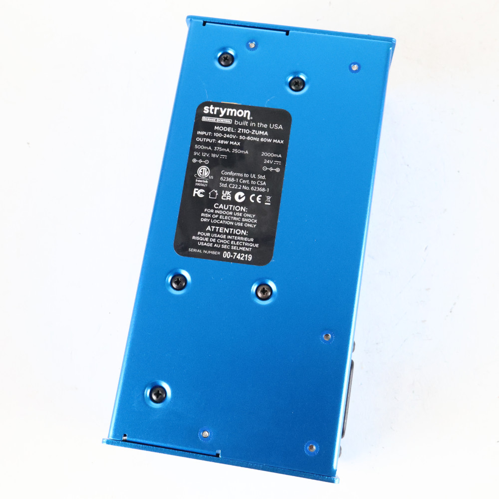 【中古】 パワーサプライユニット ストライモン strymon Z110 Zuma 本体画像 裏