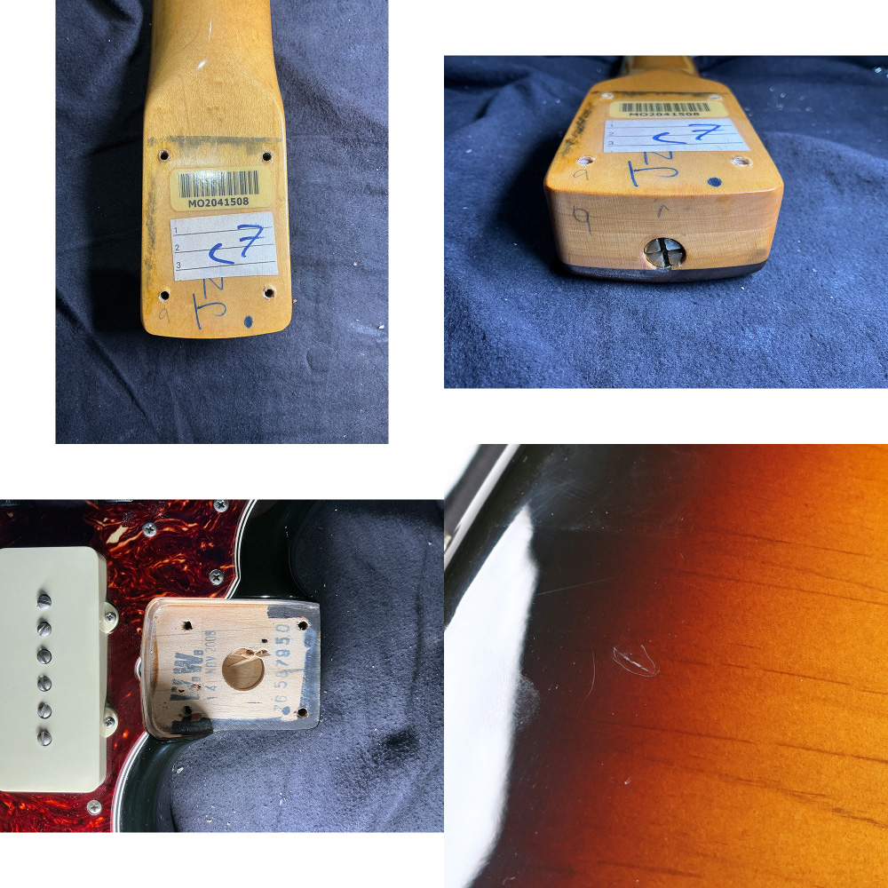 【中古】 エレキギター Fender Mexico Classic Player JazzMaster Special 3Color-Sunburst 2009年製 アジャスタブルブリッジ仕様 フェンダー ジャズマスター ネック、ピックアップ、傷