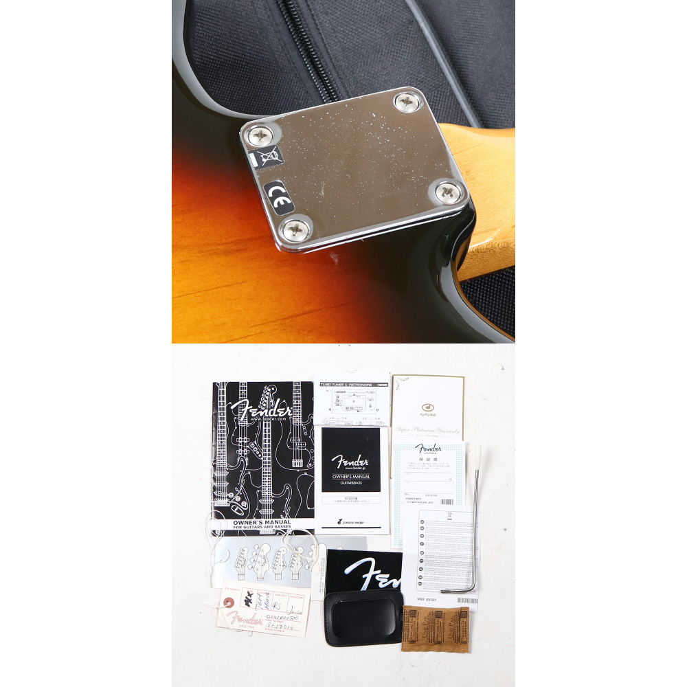 【中古】 エレキギター Fender Mexico Classic Player JazzMaster Special 3Color-Sunburst 2009年製 アジャスタブルブリッジ仕様 フェンダー ジャズマスター 付属品、プレート